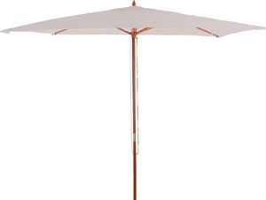 Sonnenschirm Lissabon, Gartenschirm Marktschirm, Ø 3m Polyester/Holz  creme