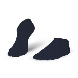Knitido Everyday Essentials Sneaker Zehensocken, Größe:39-42, Farbe:Black (101)