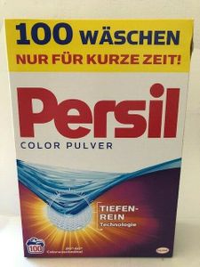 Persil Color Pulver 100 Waschladungen Colorwaschmittel mit Tiefenrein-Plus