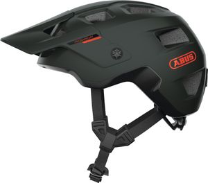 ABUS MTB-Helm MoDrop - robuster Fahrradhelm mit guter Belüftung für Mountainbiker - individuelle Passform - Unisex - Grün Matt, Größe L (57-61 cm)
