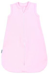 TupTam Sommerschlafsack Baby Schlafsack 0.5 TOG Kleine Kinder Schlafanzug ohne Ärmel für Sommer und Frühling, Farbe: Rosa, Größe: 50-56