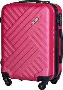 Xonic Design Reisekoffer - Hartschalen-Koffer mit 360° Leichtlauf-Rollen - hochwertiger Trolley mit Zahlenschloss in M-L-XL oder Set (Neon Light Pink M, klein)