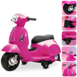 Vespa elektrický skúter od 18m elektrické vozidlo detské vozidlo skúter fuksia