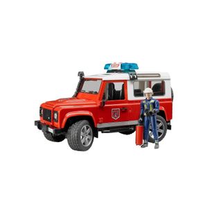 Bruder Feuerwehr-Einsatzfahrzeug Land Rover Defender 1:16 02596