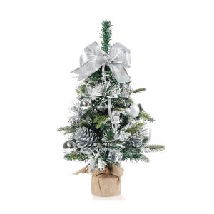 Weihnachtsbaum 50cm mit Dekoration Christbaum Tischdekoration künstlich mehrfachverwendbar geschmückt Tannenbaum
