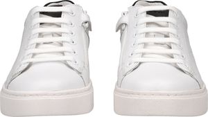 GEOX Schnürschuhe NASHIK, Glattleder, Weiß, Kinder