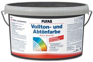 PUFAS Vollton- und Abtönfarben - oxidschwarz - 5 Liter