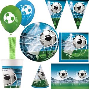 Fussball Fans Partyset zur Fußball Weltmeisterschaft Fußballparty Geburtstag Deko