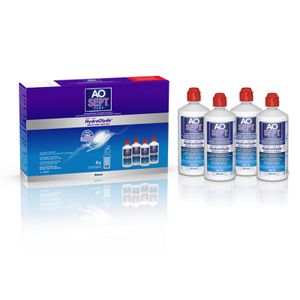 AOSEPT Plus HydraGlyde Systempack 4x 360ml Kontaktlinsenpflegemittel