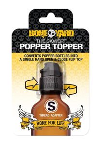 Skwert Popper Topper - small thread - Black