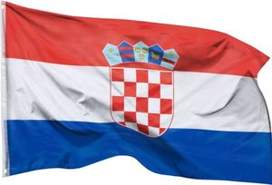 PHENO FLAGS Kroatien Flagge 90 x 150 cm Kroatische Fahne Nationalflagge 2 ÖSen