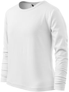 LangarmShirt für Kinder - Farbe: weiß - Größe: 122cm / 6Jahre