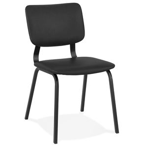 Kokoon® Designová stolička COATI 46x60x81 cm,umelá koža, čierna,12,3 kg