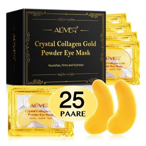 Crystal Collagen Gold Eye Mask Augenpads Anti Aging Feuchtigkeitsmaske 25x Box, Menge:25 Paar