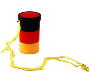 1 x hlavňový blaster cca 7 cm, německé barvy, hlasitý zvuk! Super vzduchový blaster Německo, cca 7x4cm