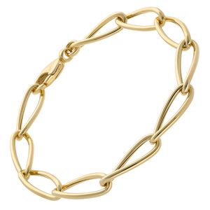 trendor 15962 Damen-Armband Fantasie Gold 585 / 14K Breite 8,3 mm