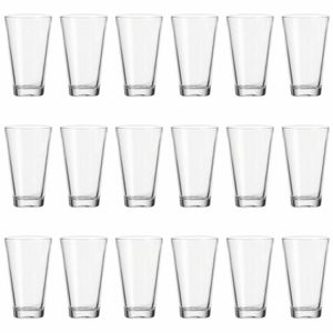 Leonardo Ciao Tumbler velká sada 18 kusů, sklenice na pití, sklenice na vodu, sklenice na džus, sklo, 300 ml, 17206