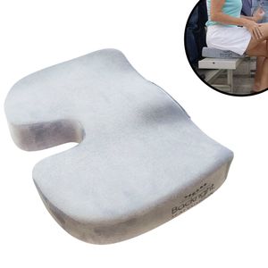 Backright® Seat Cushion - Orthopädisches Sitzkissen, rutschfest, waschbar, Ergonomisch, Entlastet das Steißbein, Schmerzreduzierend,