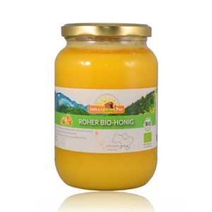 Bio Honig (roh) von ImkerPur, 1 kg, ungefiltert, nicht geschleudert oder erhitzt