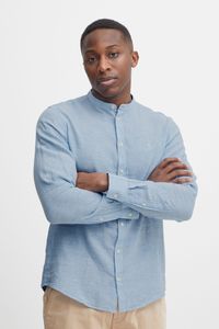 CASUAL FRIDAY CFAnton Herren Hemd Leinenhemd Freizeithemd Stehkragen Regular Fit 55% Leinen, 45% Baumwolle
