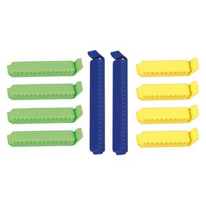 Wüllner+Kaiser 5085 Tüten-Verschlussclipse, mehrfarbig, 10-teilig (1 Set)
