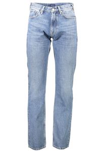 GANT Herren Jeans Jeanshose Markenjeans Herrenjeans, Größe:29 L34, Farbe:azurblau (981 semi light indigo worm)
