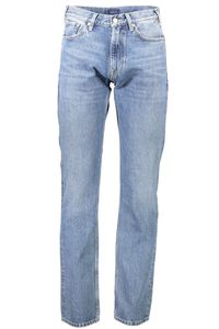 GANT Herren Jeans Jeanshose Markenjeans Herrenjeans, Größe:30 L34, Farbe:azurblau (981 semi light indigo worm)