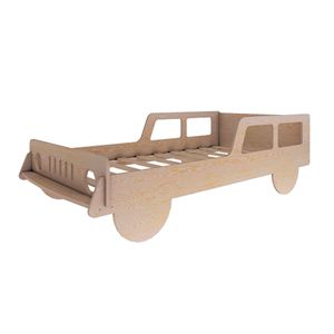 Need Sleep Kinderbett Auto Jeep 80x180 cm – Autobett mit Rausfallschutz Lattenrost – für Jungen & Mädchen – stabil & sicher
