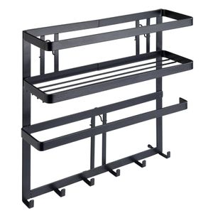 Turbo-Loc® Küchen-Wandorganizer, Schwarz