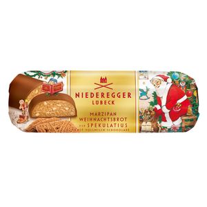 Niederegger Marzipan Weihnachtsbrot mit Spekulatius Stückchen 125g
