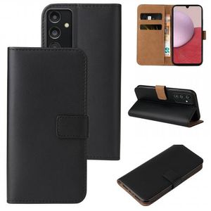 Handy Hülle für Samsung Galaxy A14 5G Klapphülle Bookcase Flip Cover Handy Tasche Etui Farbe: Schwarz