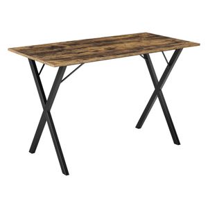 Jedálenský stôl Arboga 120x60x75cm Stôl pre 4 osoby Tmavý drevený tón