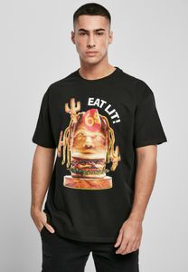 Mister Tee T-Shirt Eat Lit Oversize Tee Black-XS