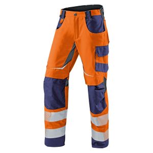 Kübler Reflectiq Sommerhose PSA 2 warnorange/dunkelblau Gr. 54
