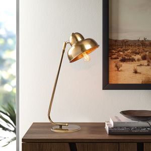 Opviq, Berceste- Berceste NOR, Gold, Schreibtischlampen, 20 x 35 cm, Metallkörper