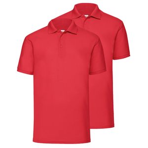 Doppelpack Fruit of the Loom 65/35 Polo + GRATIS MyShirt Stoffbeutel