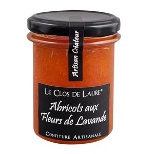 Le Clos de Laure, Konfitüre aus Aprikosen der Provence und Lavendelb 220g