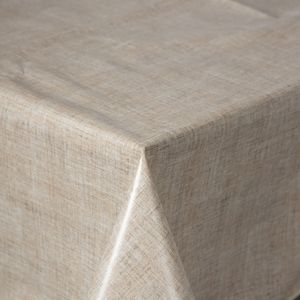 Wachstuch abwischbar Beige - 130x220