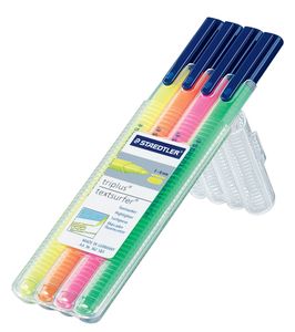 STAEDTLER Textmarker "triplus textsurfer" 4er Etui