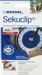 Sada 36 ks reflektorov na špičky Büchel SEKUCLIP, strieborná