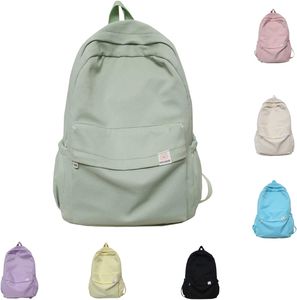 Ästhetischer Rucksack, Kawaii Rucksack, Schulrucksack, Zurück zur Schule Zubehör Schultasche, grün