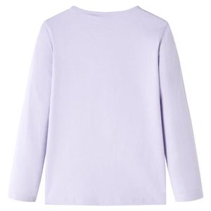 vidaXL Kinder-Langarmshirt Helllila 128