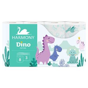 Toaletný papier 3-vrstvový HARMONY SOFT DINO – 8ks 30501