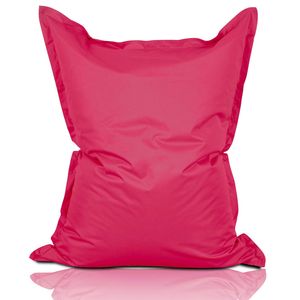 Lumaland Luxury Riesensitzsack XXL Sitzsack 380l Füllung 140 x 180 cm Indoor Outdoor Pink