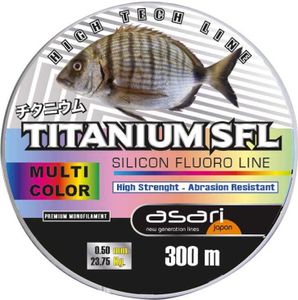 Asari Titanium Sfl 300 M Flurocarbon Durchsichtig 0.300 mm Durchsichtig 0.300 mm