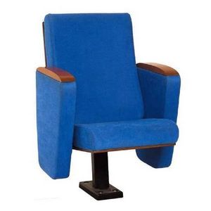 Sessel Art Deco Sessel Sofa 1 Sitzer für Theater Design Luxus Blau Textil JVmoebel