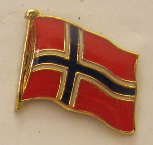 Pin Anstecker Flagge Fahne Norwegen Nationalflagge