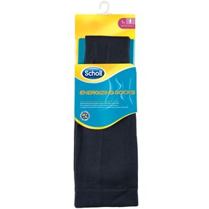 Scholl 1 Paar Damen Long Health Socks Energizing Line Polyamidgarne Blau39-42