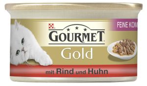 Gourmet Gold mit Rind & Huhn (85 g)