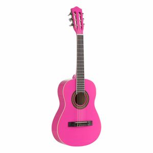 Voggenreiter Voggy Detská gitara 1/2, detská gitara, prvá gitara, akustická gitara, nástroj, hudobný nástroj, ružová, drevo, od 6 rokov, 1095
